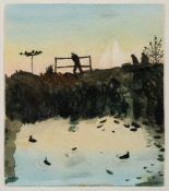 * Mary Newcomb [1922-2008]- August Evening, Blakeney, North Norfolk,