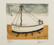 * Mary Fedden [1915-2002]- Aldeburgh Fishing Boats,