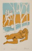 * Elisabeth Frink [1930-1999]- Nausicaa,:- lithograph signed,
