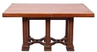 Robert Lutyens [1901-1972]- An Australian black bean wood side-table for Reuters, Fleet Street,
