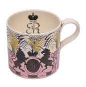 Eric Ravilous for Wedgwood a pottery mug: to commemorate the Coronation of Queen Elizabeth II,