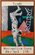 Three Exhibition/Theatre Posters,:- comprising, Parade at The Metropolitan Opera New York, 1981,