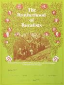 The Brotherhood of Realists- poster,:- signed and numbered 20/40 60 x 45cm, unframed.