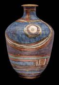 * Bernard Forrester [1908-1990] a porcelain vase: of shouldered oviform with raised neck painted