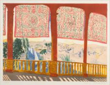 * Patrick Procktor [1936-2003]- Catatact Aswan [1985],