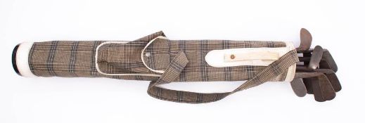A group of ten hickory shaft golf clubs: various makers including Cann & Taylor 'Mashie',