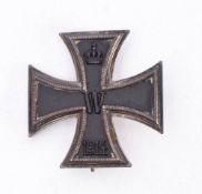 An Imperial German 1914 Iron Cross: 1st Class, pin back, stamped CD 800.