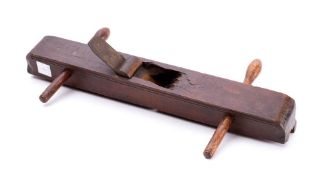A late 19th century 23 inch English decorative moulding plane: unsigned,