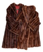 Two mid 20th century fur coats: one by John Fox,