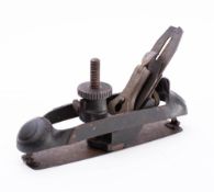 A Stanley Victor No. 20 1/2 compass/circular plane, black finish frame.