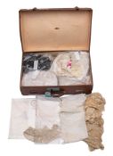 A collection of late 19th/early 20th century lace: including serval length of lace trimming in a