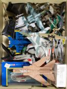 Maisto, Corgi and others. An unboxed group of diecast aircraft: including an A-10 Thunderbolt etc.