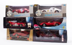 Hotwheels, Burago and others.