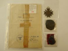 A Third Reich period medals and badges awarded to Edmund Hubendecker: includes,