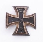 An Imperial German 1914 Iron Cross: 1st Class, of convex shape, pin back, stamped 800.