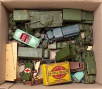 Dinky and others. A group of unboxed military vehicles: including No.642 RAF Pressure Refueller, No.
