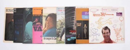 MODERN JAZZ Nine 12inch LPs by Jimmy Smith, Dave Brubeck, Sarah Vaughan,