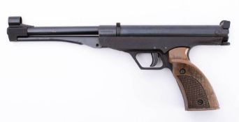 A Gamo .177 calibre air pistol: serial number 'H25543, one piece brown plastic grip .
