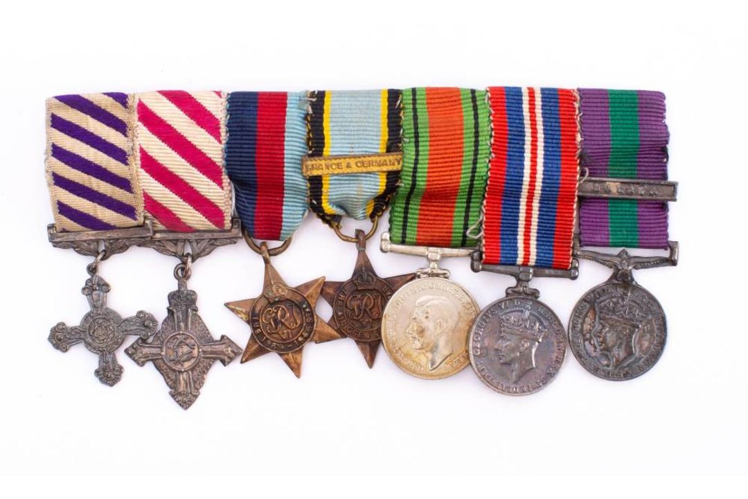 Wing Commander Terence Helfer DFC AFC (1920-2010) A WWII RAF group of seven: DFC, AFC, - Image 4 of 15