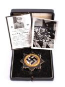 A Second World War German Cross in Gold awarded to Franz Wohrl,