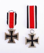A Third Reich period 1939 Iron Cross: 2nd Class, contained in its original packet of issue,