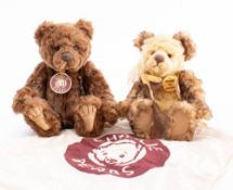 Two Charlie Bears designed by Isabelle Lee,