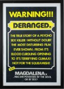 Three framed single sheet film posters 'Magdalena',