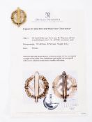 A Third Reich period SA Sports Award, Bronze: together with certificate of authenticity.