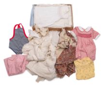 A collection of late 19th/early 20th century children's christening gowns and whitewear: