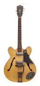 A Framus 5/114-52 Fret Jet electric guitar: ebonised headstock signed as per title,