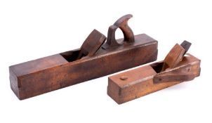 A skew mouth jack plane by George Adams, Holborn,: together with a 22 inch jointers plane by Buck,