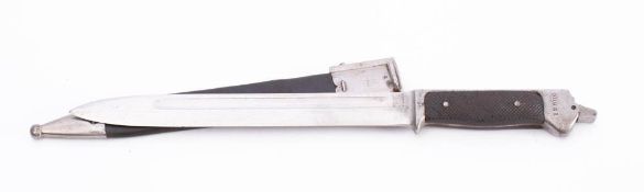 A Danish model 1889 Krag-Jorgensen bayonet by Weyersberg Kirschbaum & Cie,