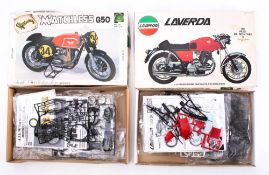 Protar models, a 1/9th scale Matchless G50 motorcycle kit: sealed bags,