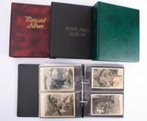 A collection of WWII period German postcards: including propaganda cards,