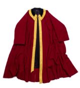 A Household Cavalry cloak: (light moth).