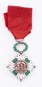 Yugoslavia, Order of the Yugoslav Crown neck badge: with ribbon.