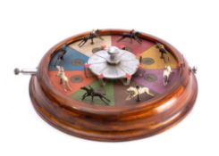 A Bowman Models 'Harringay' Racing Game:, unboxed, 33.5cm diameter.