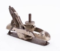 A Stanley Victor No.20 compass/circular plane: silver finish frame.