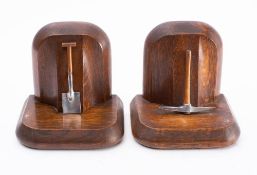 A pair of presentation bookends from the Russian Delegation,