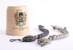 A German Army Shooting Lanyard,