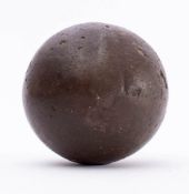 A Victorian 5 inch 16lb hollow shot Royal Navy pattern cannon ball: stamped with weight as per
