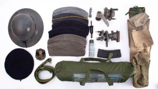 A WWII Zuckermann pattern steel helmet by Briggs Motor Bodies: dated 1941,