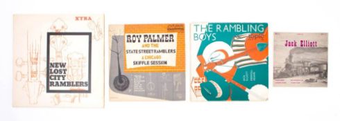 USA FOLK & COUNTRY Four records.