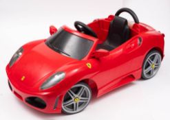 A child's electric Ferrari F430 pedal car by Faber:
