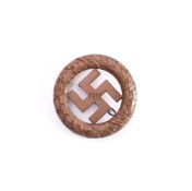 A Third Reich Gau Munich commemorative badge: unsigned.