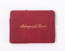 Of motor racing interest - a good autograph album of racing driver signatures:- Bruce McLaren,