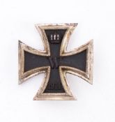 An Imperial German 1914 Iron Cross: 1st Class, pin back, stamped '4'.