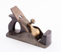 A 19th century smoother plane by H Slater.