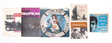 BRITISH FOLK MUSIC Six early issue Folk records (3 LPs, 3 EPs):Two by The McPeake Family,