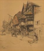 Cecil Aldin [1870-1935]- The Quorn, from The Hunting Countries of England,:- colour print,